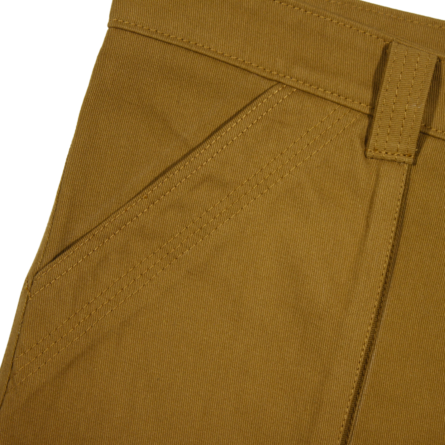 Golden Brown Atlas Denim work Trousers