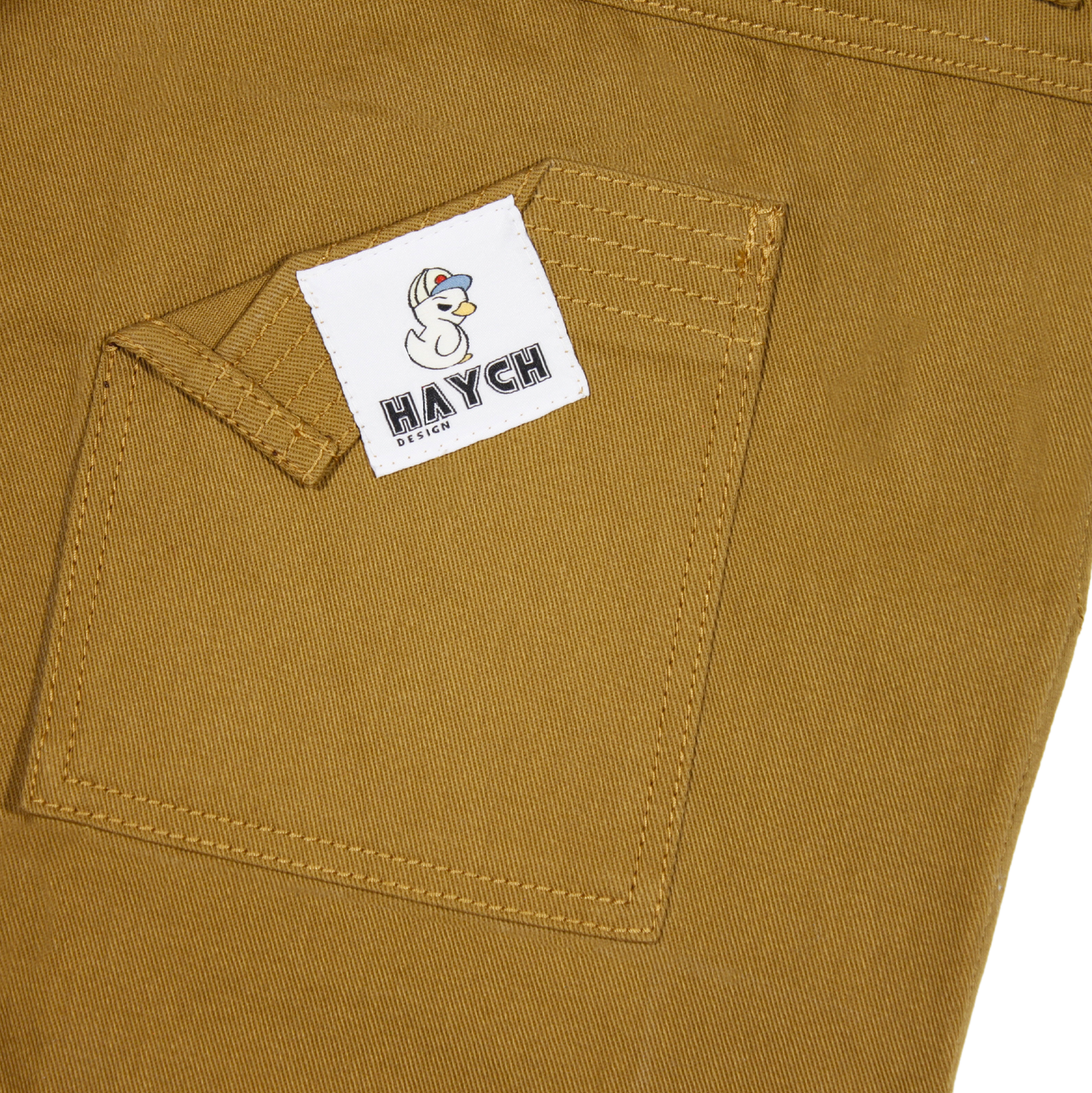 Golden Brown Atlas Denim work Trousers
