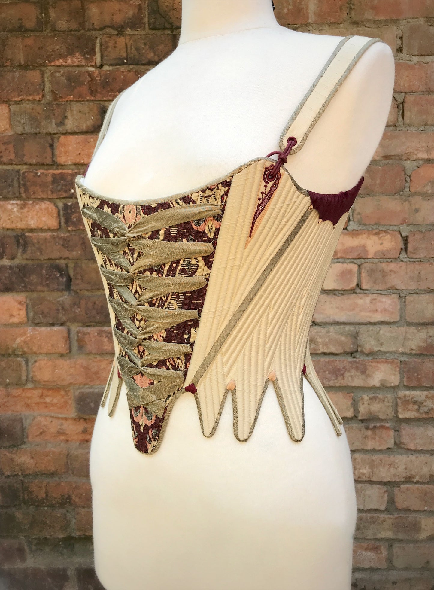 1780's Fully boned Georgian Stays