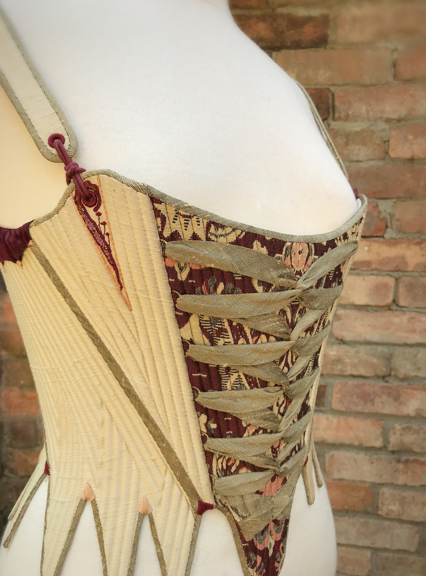 1780's Fully boned Georgian Stays