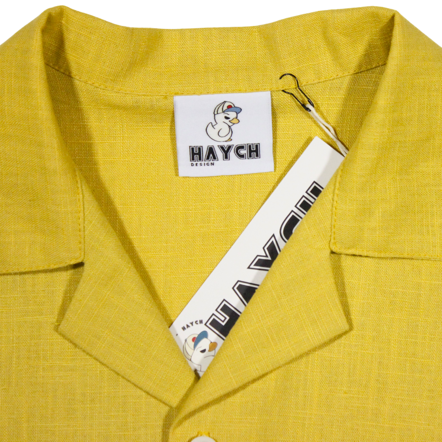 Golden Ochre Linen Vega shirt