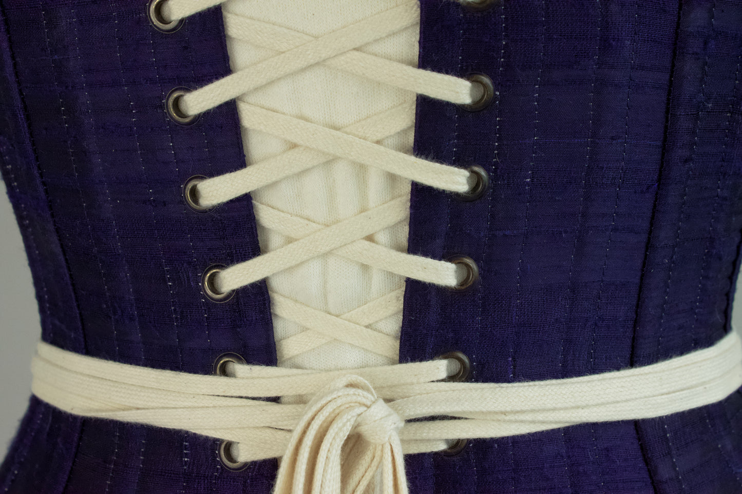 1890's Silk Wasp-waist Corset