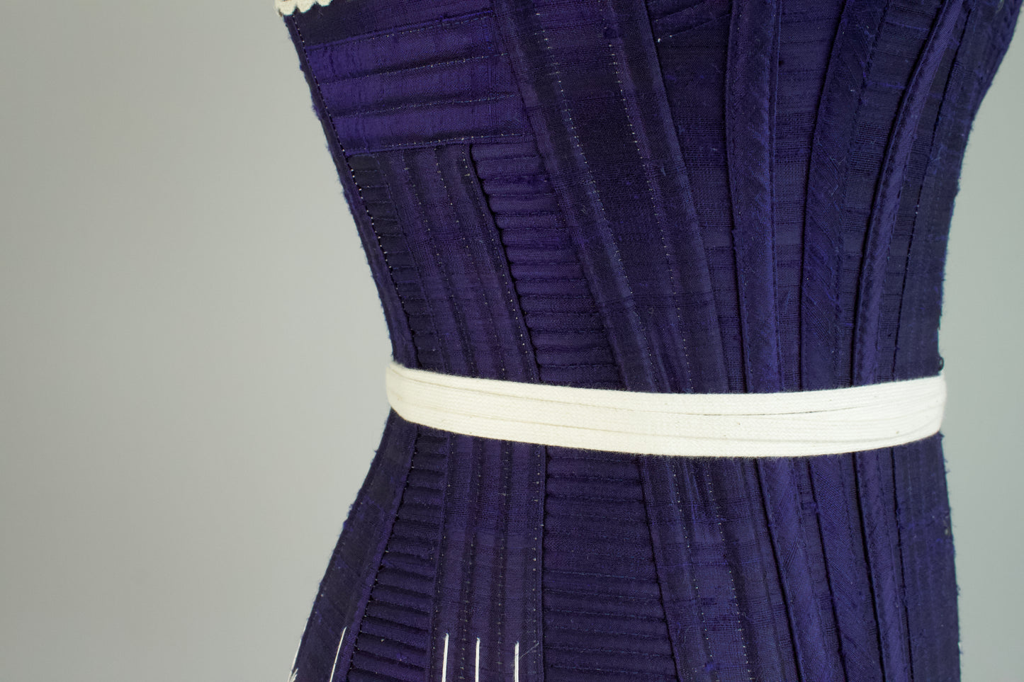 1890's Silk Wasp-waist Corset