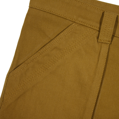 Golden Brown Atlas Denim work Trousers