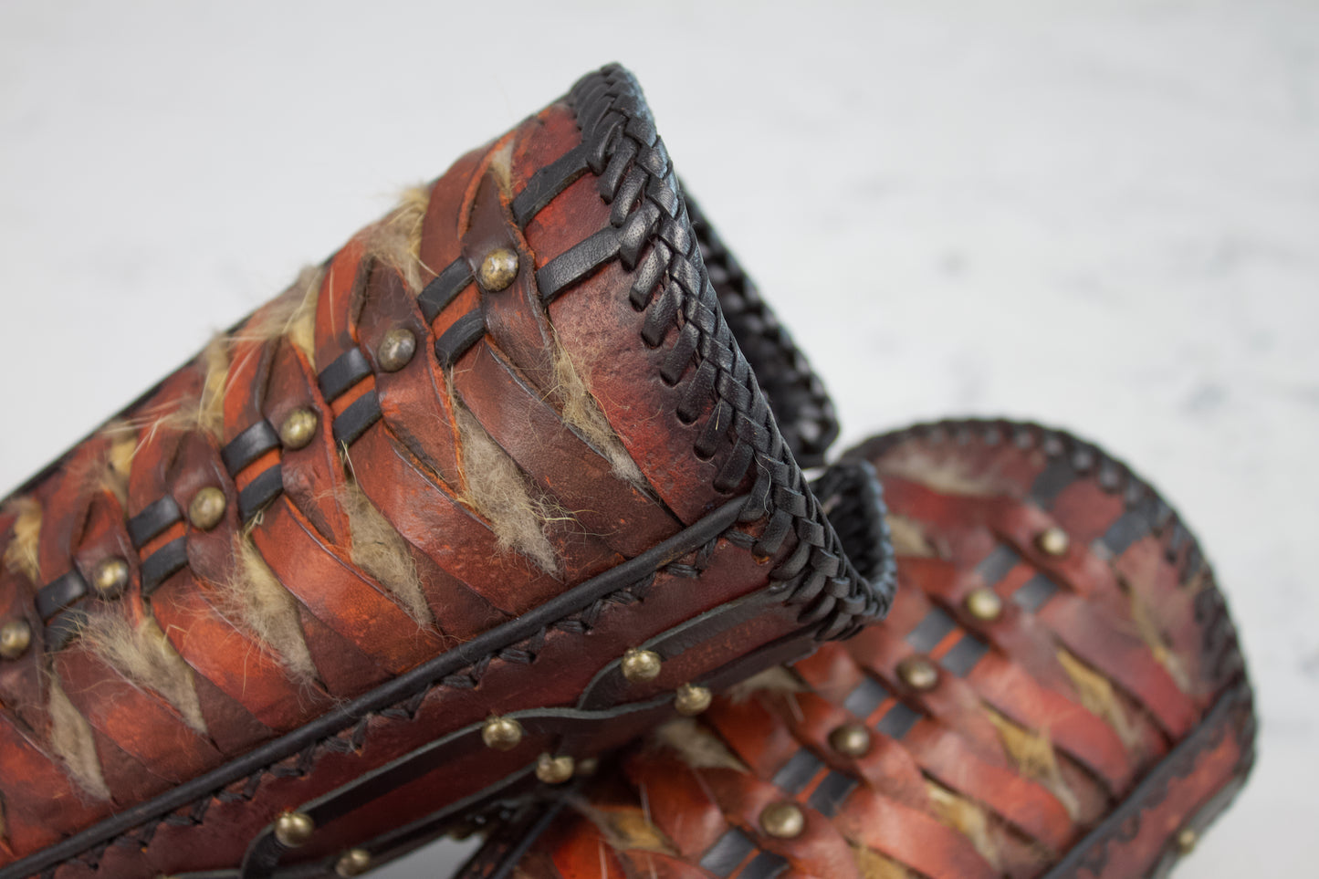 Viking Leather Bracer
