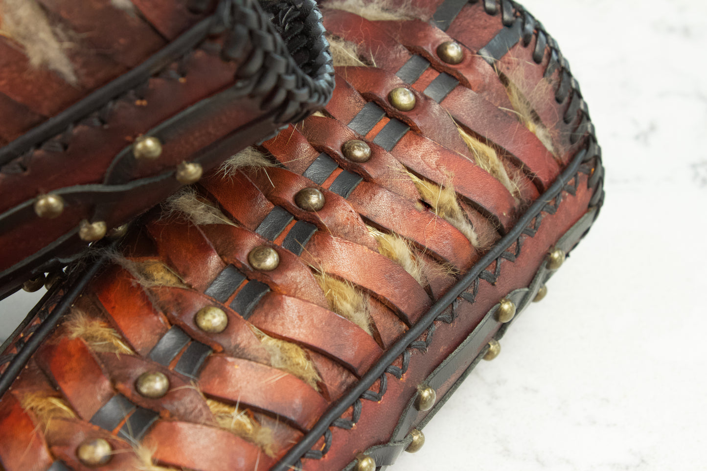 Viking Leather Bracer