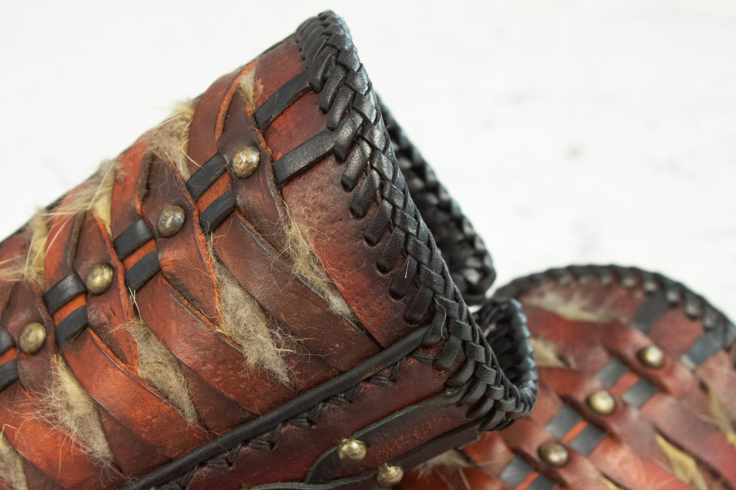 Viking Leather Bracer