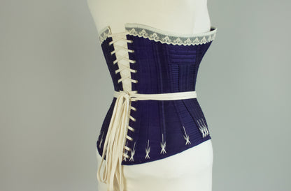 1890's Silk Wasp-waist Corset