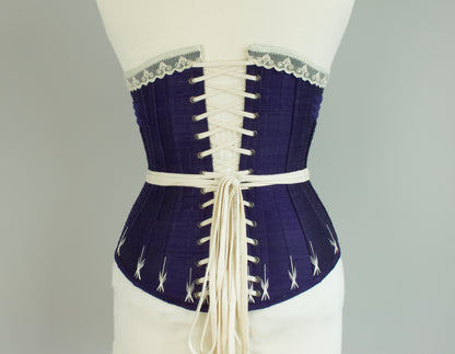 1890's Silk Wasp-waist Corset