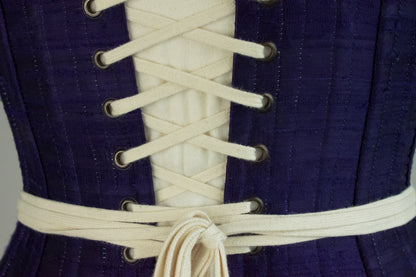 1890's Silk Wasp-waist Corset
