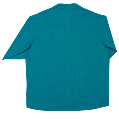 Teal Blue Cotton Vega Shirt