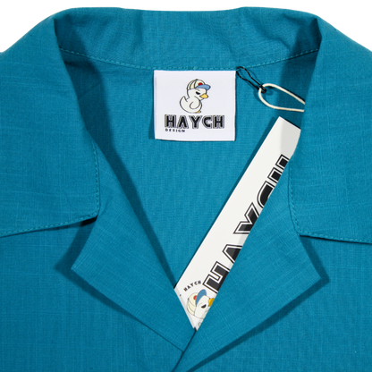 Teal Blue Cotton Vega Shirt