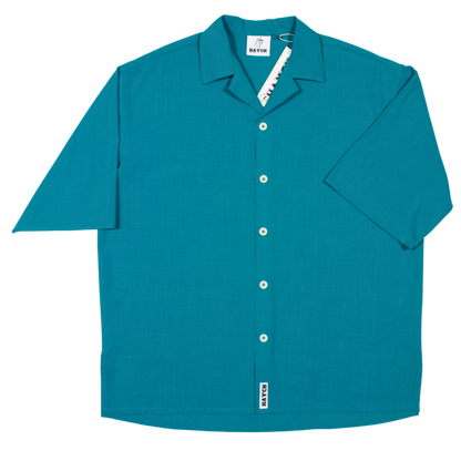 Teal Blue Cotton Vega Shirt